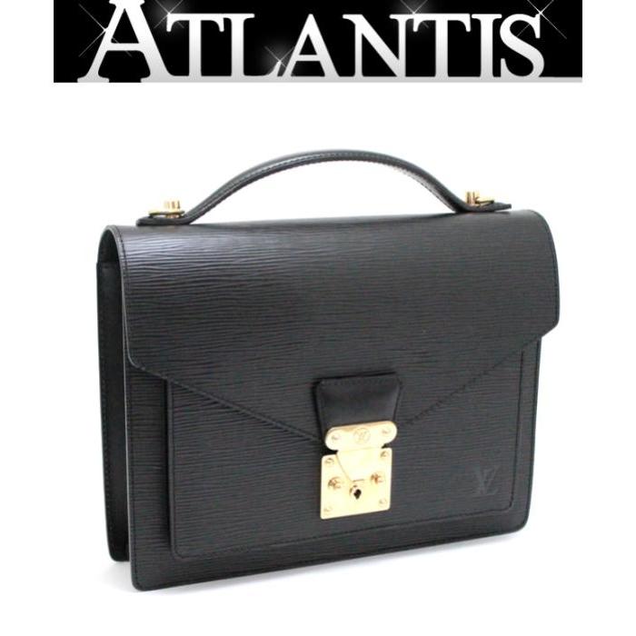 ルイヴィトン LOUIS VUITTON モンソー セカンドバッグ エピ 黒 G金具 M52122 :062308:atlantis - 通販