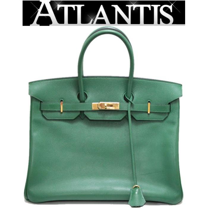 HERMES（エルメス） バーキン35 ハンドバッグ クシュベル グリーン G 