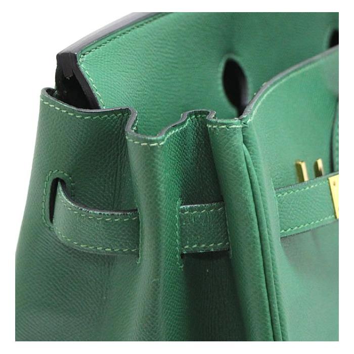 HERMES（エルメス） バーキン35 ハンドバッグ クシュベル グリーン G 