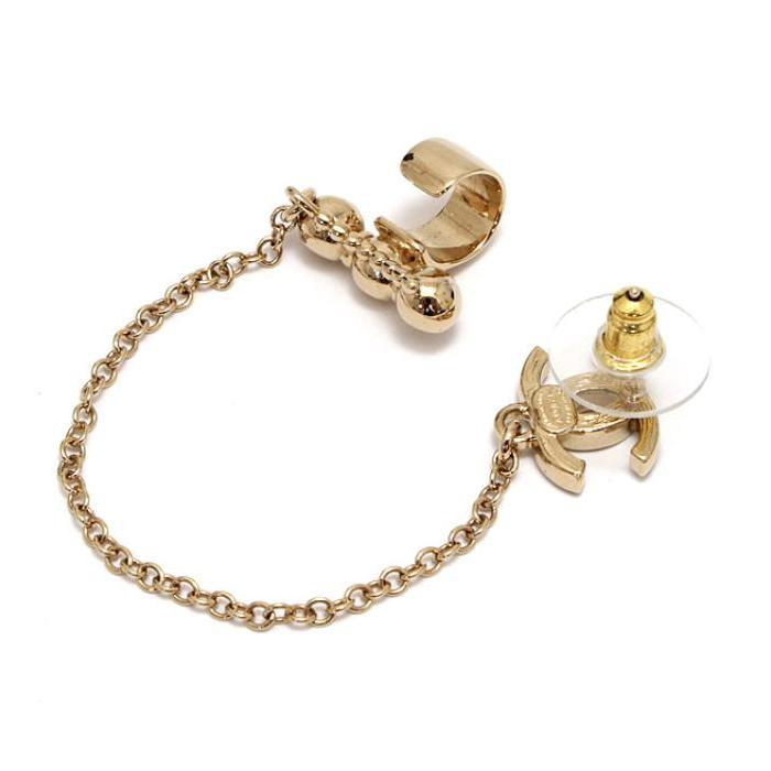 CHANEL（シャネル） 美品 キラキラ ココマーク スイングピアス