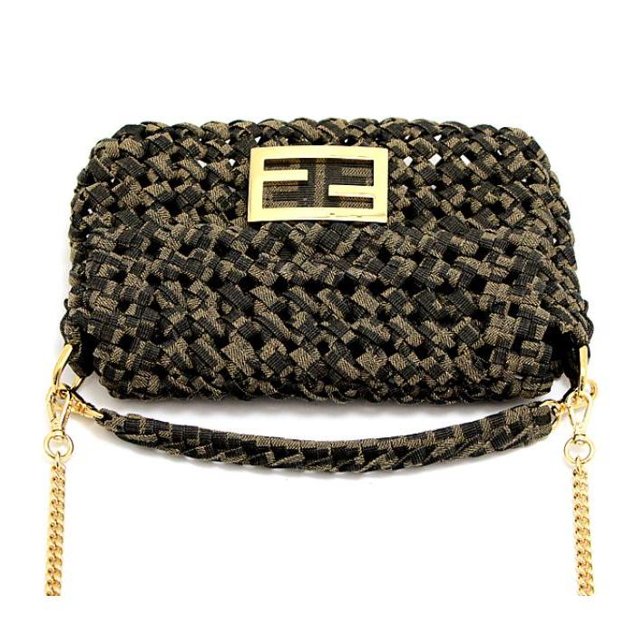 FENDI バケット　チェーンバッグ FENDI（フェンディ） ミニバケット イントレッチオ 2WAY チェーン