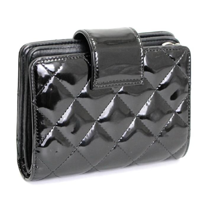 お値下げしました(>_<) シャネル 折り財布 CHANEL（シャネル） 三つ折り財布 マトラッセ ブラック AAP0231 Y01588