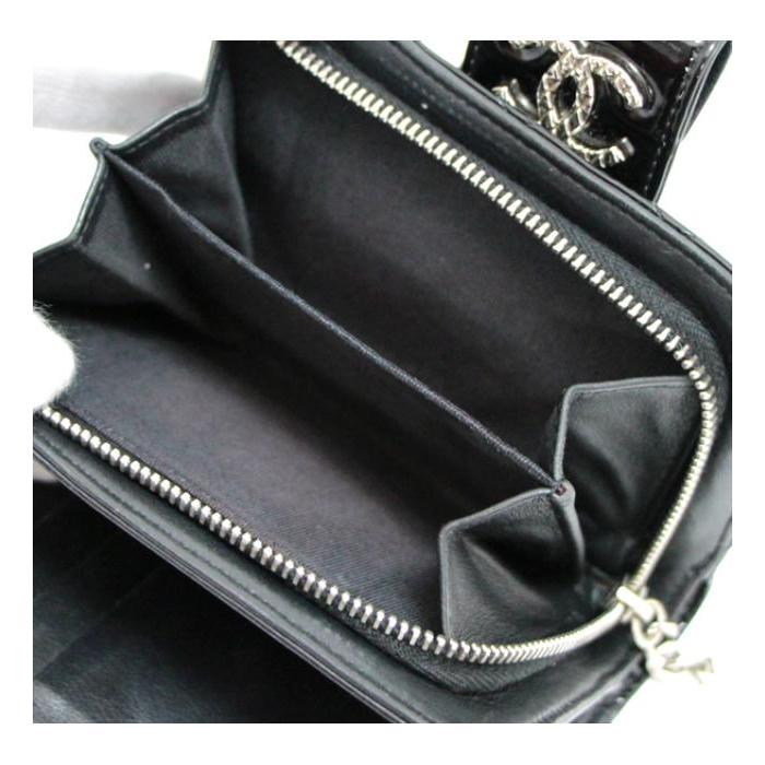 お値下げしました(>_<) シャネル 折り財布 CHANEL（シャネル） 三つ折り財布 マトラッセ ブラック AAP0231 Y01588