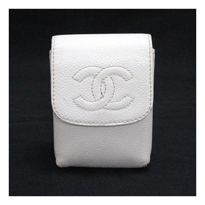CHANEL（シャネル） ココマーク シガレットケース キャビア 白 