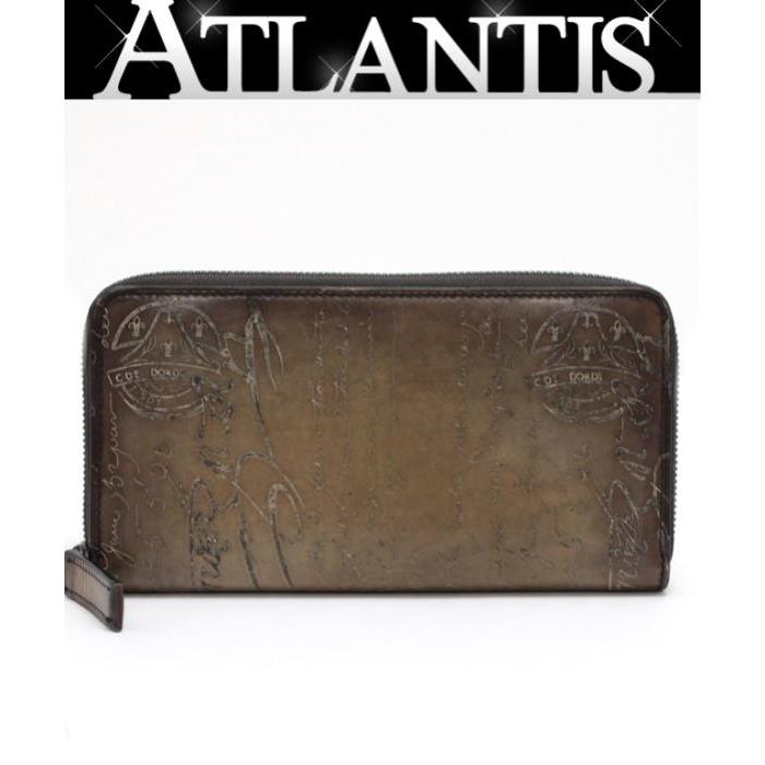 Berluti（ベルルッティ） イタウバ スクリットレザー ラウンドジップ長