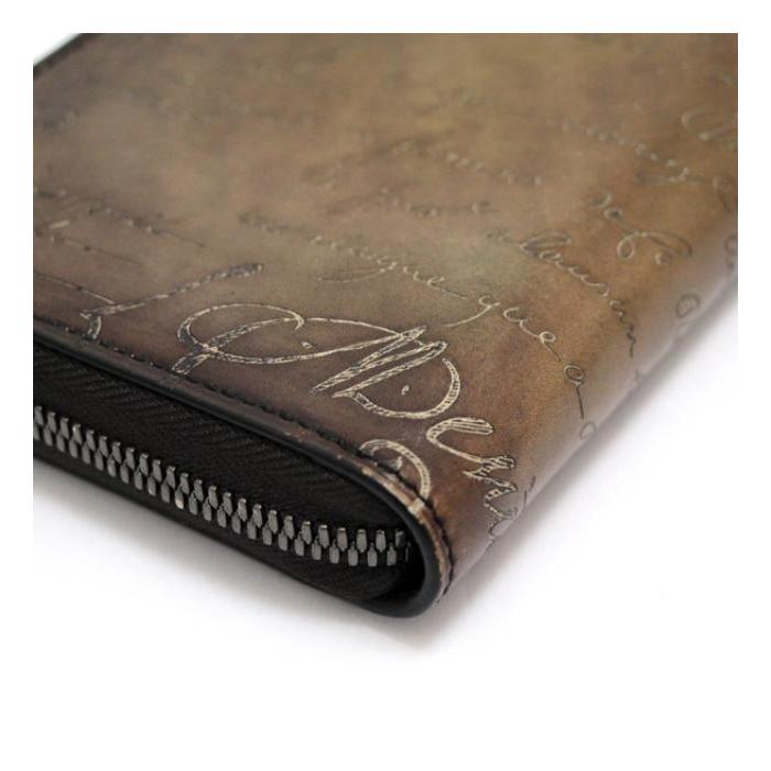 Berluti（ベルルッティ） イタウバ スクリットレザー ラウンドジップ長