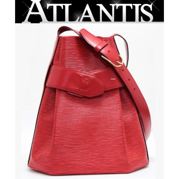 【良品】ルイ・ヴィトン エ サックデポール ショルダーバッグ カスティアンレッド サック・デポール 【質Shop天満屋】【必見】ルイ・ヴィトン エピ