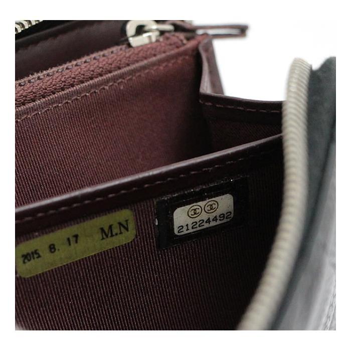 CHANEL シャネル マトラッセ ラウンドファスナー 長財布