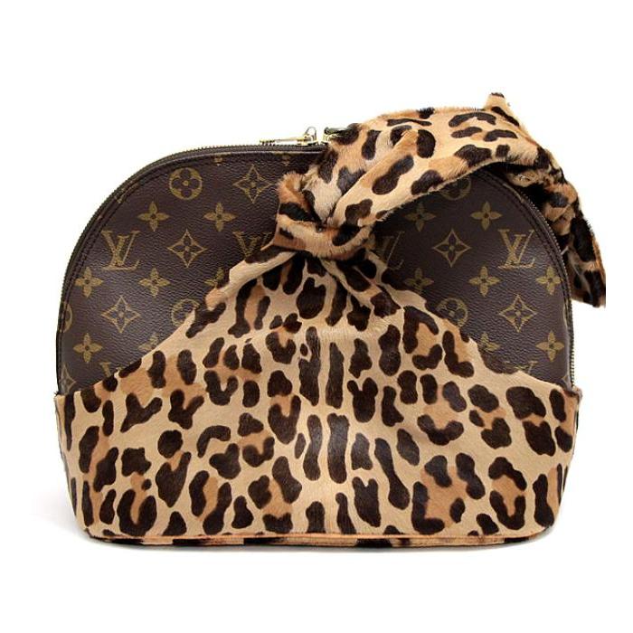 未使用 ルイヴィトン LOUIS VUITTON レオパード アズディン・アライア