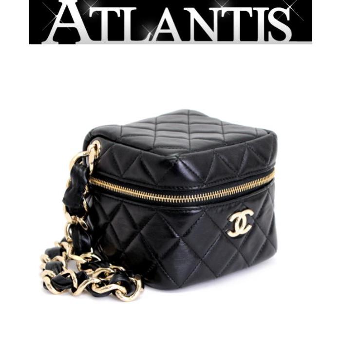 CHANEL（シャネル） マトラッセ 極太チェーン バニティバッグ ポーチ 