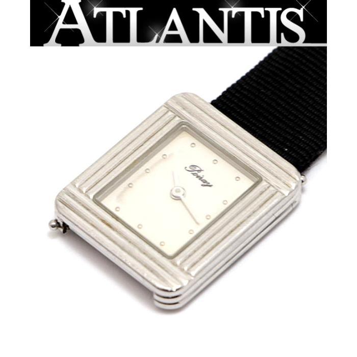 ポアレ POIRAY 時腕計 四角形　マ・プルミエ 　自動巻き　シルバー　デイト ポアレ POIRAY 時腕計 四角形マ・プルミエ 自動巻きシルバーデイト