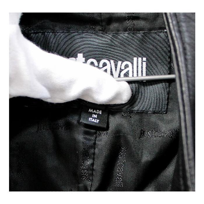Just Cavalli（ジャストカヴァリ） 美品 レザー ベスト ジャケット