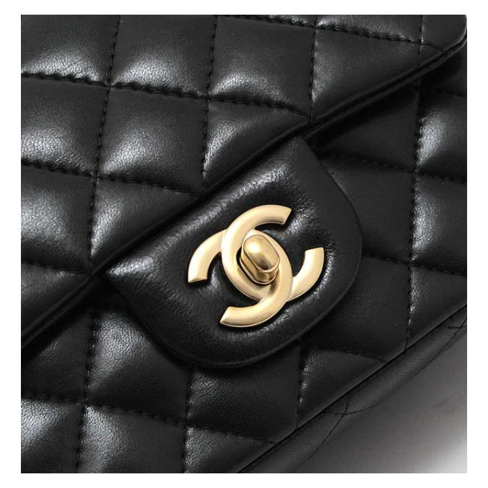 マトラッセ シャネル CHANEL ミニマトラッセ ターンロック チェーン