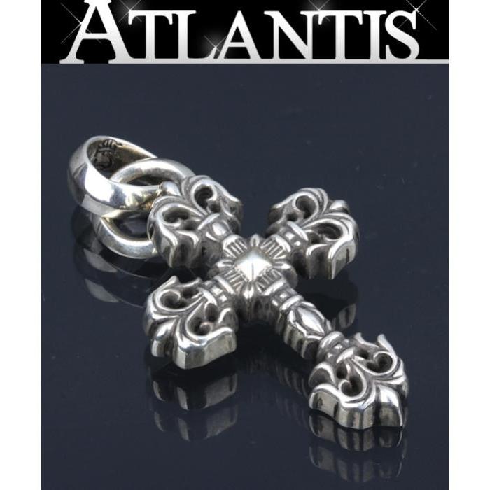 １着でも送料無料 Xs フィリグリークロス クロムハーツ 銀座 Hearts Chrome ベイル 925 シルバー トップ ネックレス メンズ アクセサリー