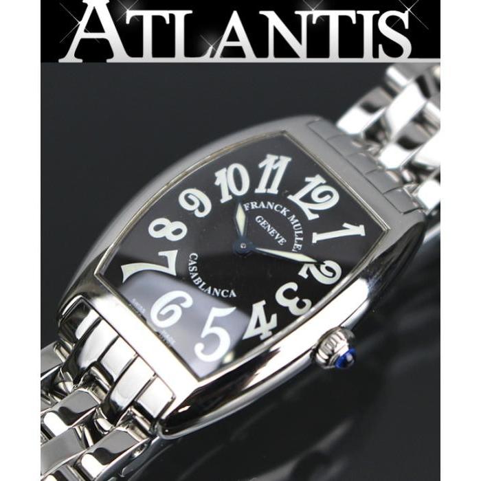 FRANCK MULLER 銀座店 フランクミュラー トノーカーベックス カサブランカ 1752ＱＺ 黒文字盤 レディース 腕時計｜atlantis