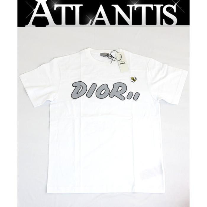Dior 銀座店 新品 ディオール Dior Homme Kaws カウズ 限定 コラボ Tシャツ Sizem 白 Creyman Com