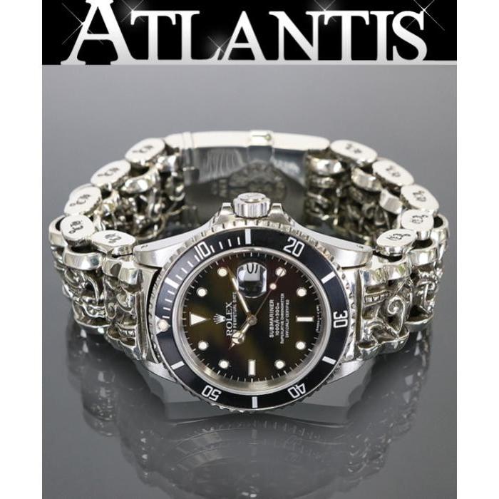 Chrome Hearts 銀座店 新品 クロムハーツ インボイス付き ロレックス サブマリーナ デイト ケルティックローラー ウォッチ