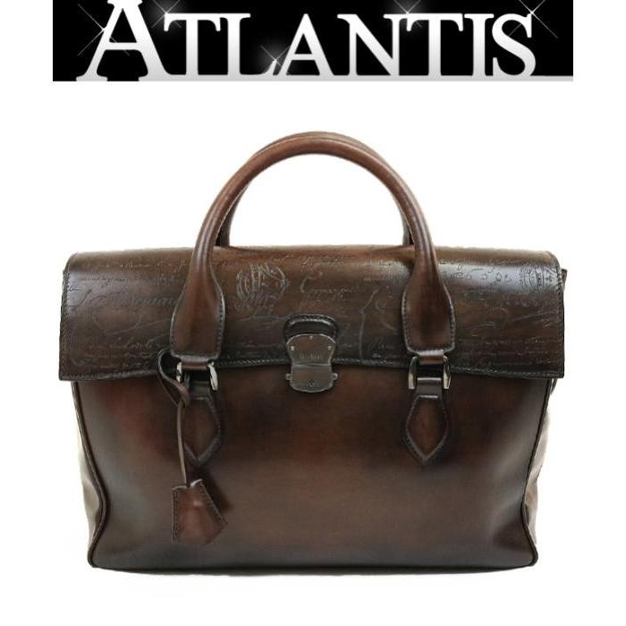 Berluti 銀座店 ベルルッティ エミーオ レザー ブリーフケース ...