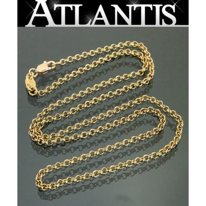 CHROME HEARTS 銀座店 クロムハーツ 22K ロールチェーン ネックレス 18インチ ゴールド :079453:atlantis