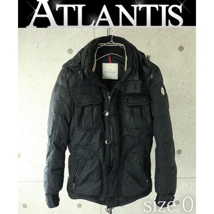 Moncler 銀座店 モンクレール Tours トゥール ダウンジャケット 黒 Size 0 Atlantis 通販 Yahoo ショッピング
