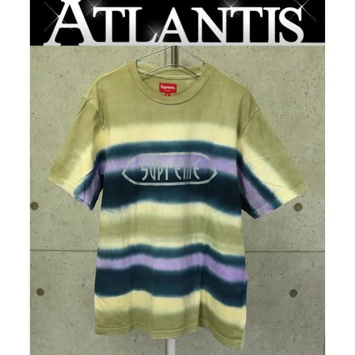 supreme rainbow stripe tee