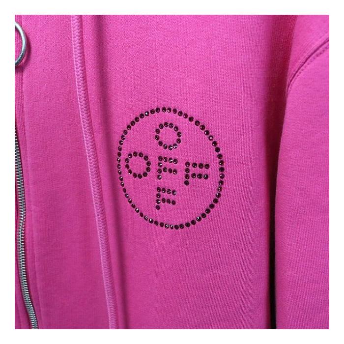 銀座店 美品 オフホワイト Off-White ラインストーン クロスアロー