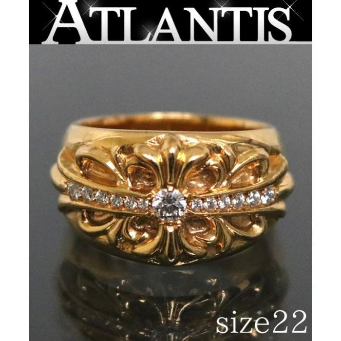 クロムハーツK&Tリング22号CZダイヤ