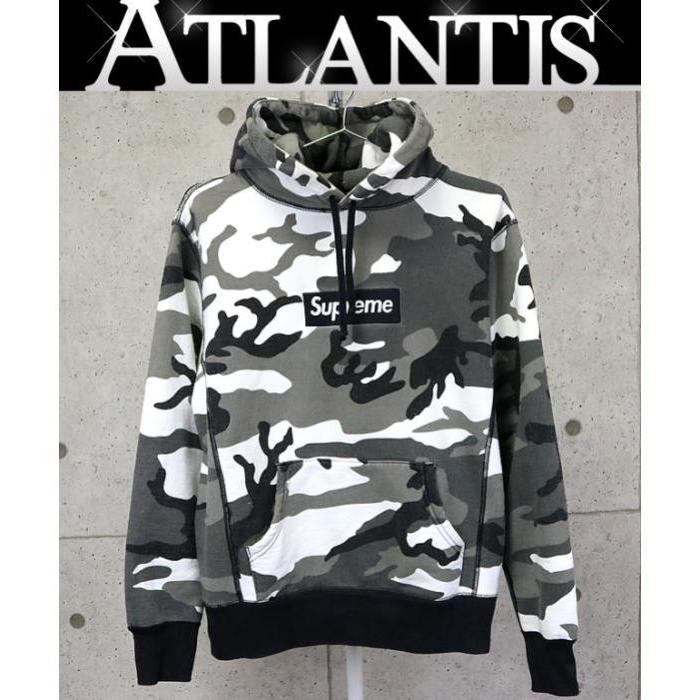 Supreme 銀座店 2013AW シュプリーム Box Logo Pullover Snow Camo カモフラ柄 ボックスロゴ トレーナー size:S | Supreme