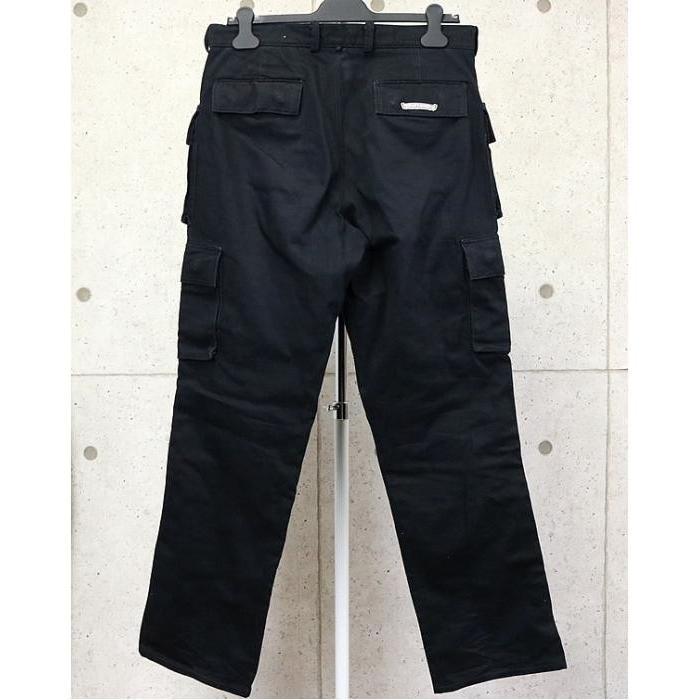 CHROME HEARTS 銀座店 クロムハーツ ファティーグ FATIGUE カーゴ パンツ 黒/ブラック size:32