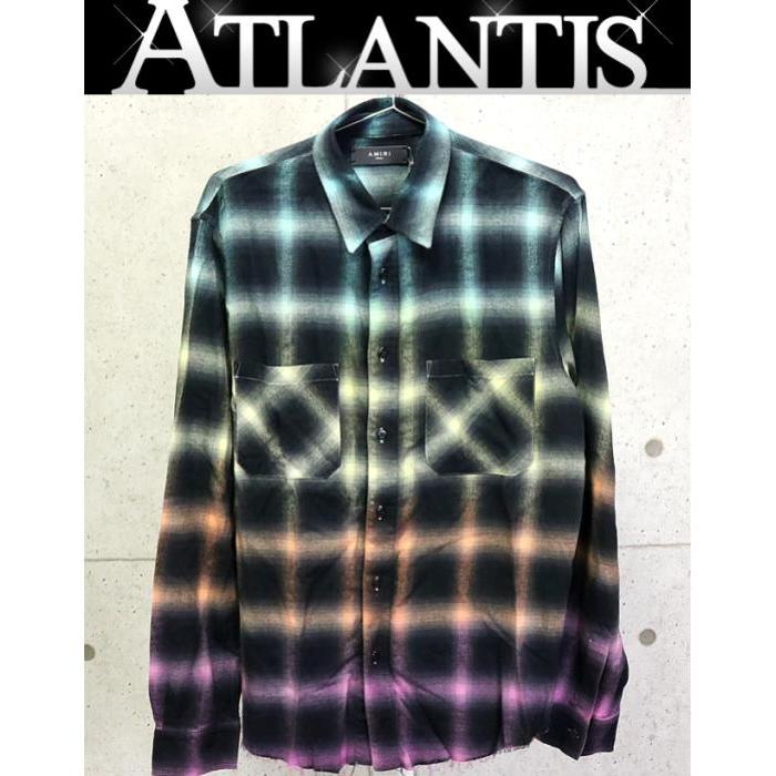 AMIRI 銀座店 アミリ Ombre Plaid グラデーション チェック柄 AMIRI 銀座店 アミリ Ombre Plaid グラデーション チェック柄