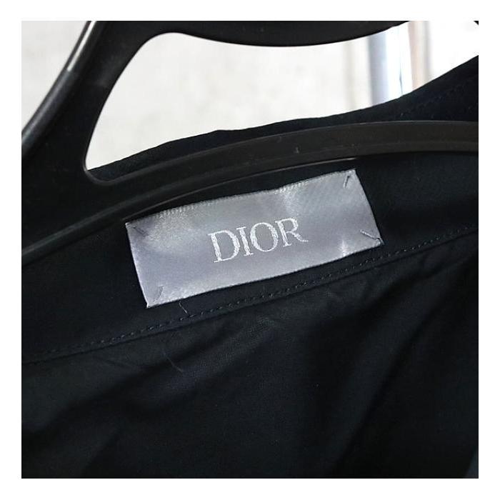 Dior 銀座店 SALE Dior HOMME ディオール VISITEUR シャツ 長袖 黒 size40｜atlantis｜04