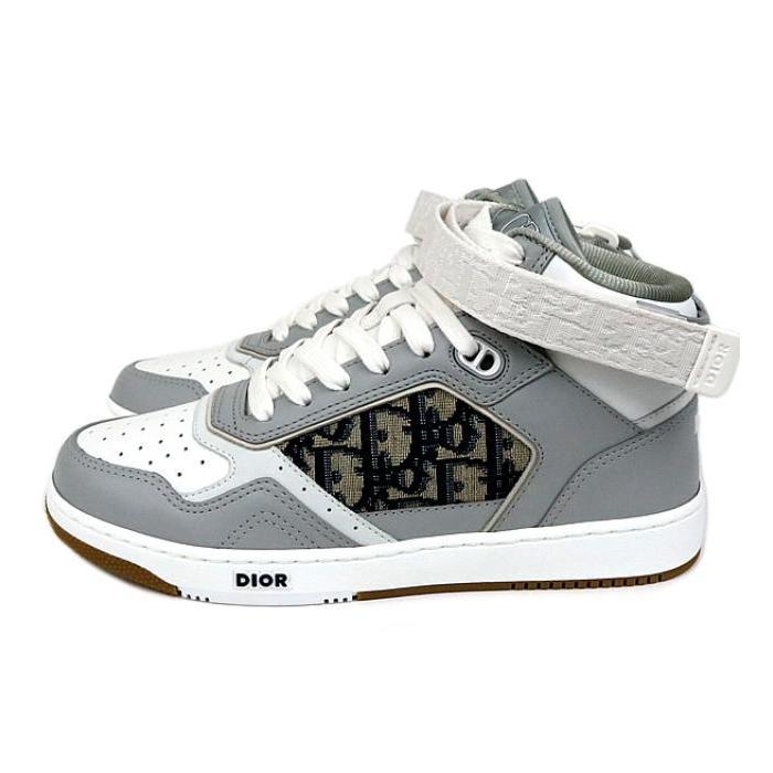 DIOR 銀座店 ディオール 新品 B27 MID-TOP CALF OBLIQUE ハイ DIOR 銀座店 ディオール 新品 B27 MID-TOP CALF OBLIQUE ハイ