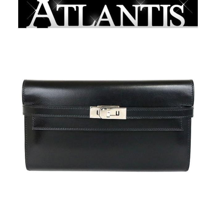 HERMES（エルメス） 銀座店 ケリーウォレット ボックスカーフ SV金具