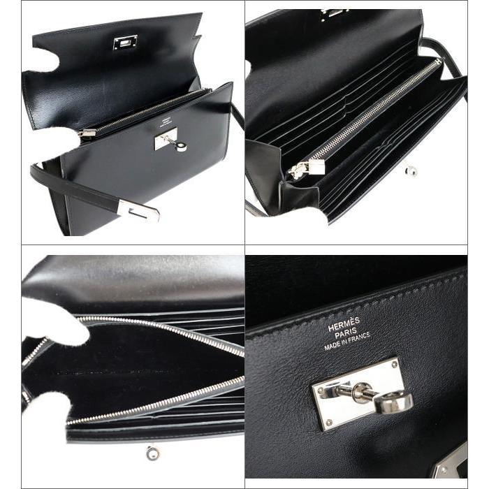 HERMES（エルメス） 銀座店 ケリーウォレット ボックスカーフ SV金具
