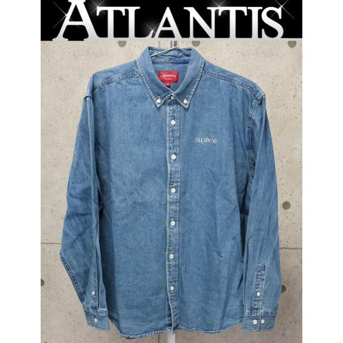 Supreme 銀座店 未使用品 20AW シュプリーム Classic Logo Denim Shirt 