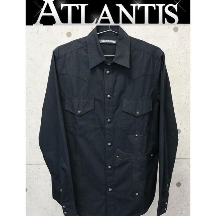 超安い売れ筋no 1 ラージクロス クロムハーツ 黒 銀座店 Size S Hearts シルバー Jvp パッチ メンズファッション クロスボール シルバー シャツ 0387 Atlantis 長袖 クロムハーツ Chrome 半袖