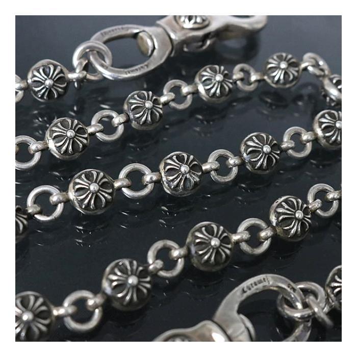 CHROME HEARTS クロムハーツ クロスボール ロングウォレットチェーン CHROME HEARTS クロムハーツ クロスボール ウォレットチェーン