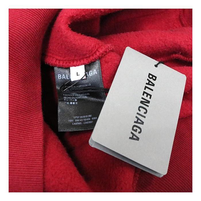 BALENCIAGA 銀座店 新品 バレンシアガ バックロゴ プリント プル