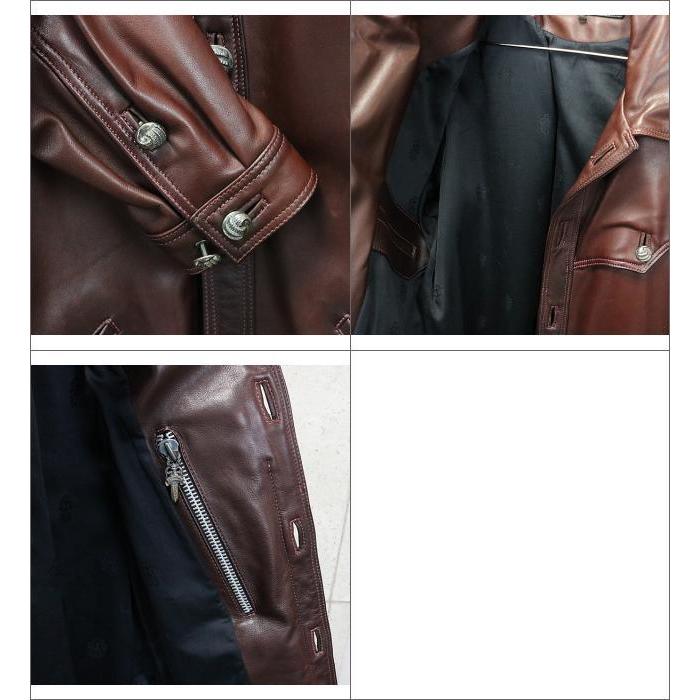 （Sale）CHROME HEARTS　ボアジャケット　バーガンディ shopbring_3624a300003