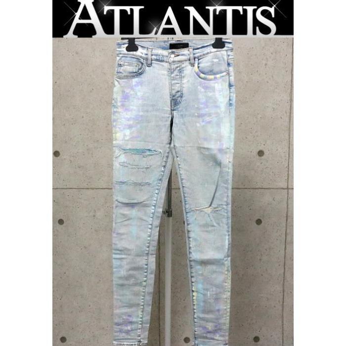 AMIRI 銀座店 SALE アミリ ペイント ダメージ加工 スキニー AMIRI 銀座店 SALE アミリ ペイント ダメージ加工 スキニー