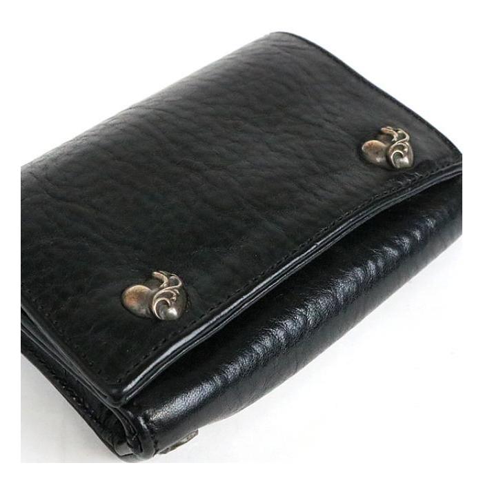 交換 CHROME HEARTS クロムハーツ 三つ折り財布 3フォールドインボイス