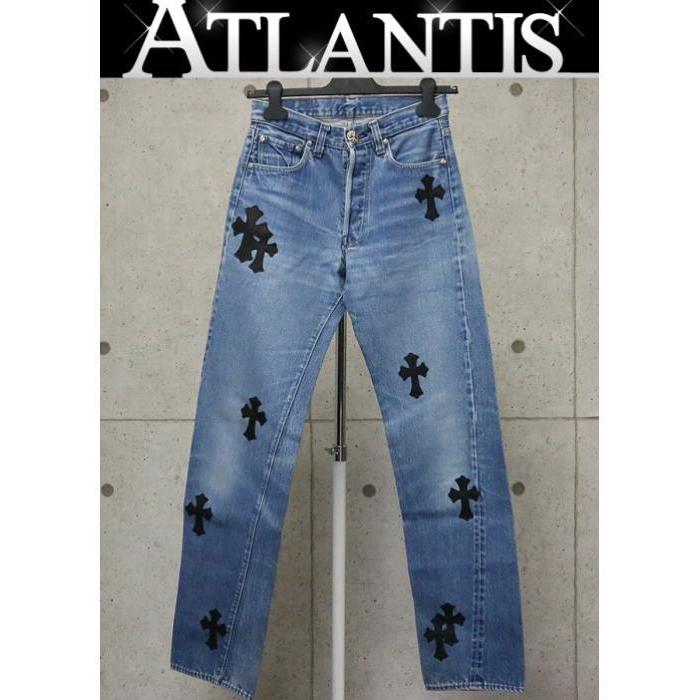 Chrome hearts(クロムハーツ)デニムパンツ CHROME HEARTS クロムハーツ LEVI'S Denim Pants クロスパッチ