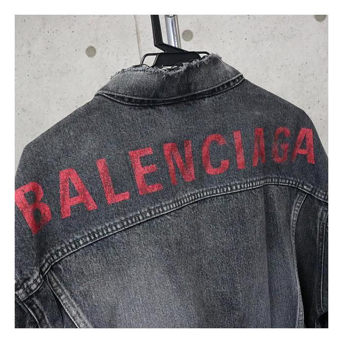 受賞店 BALENCIAGA 銀座店 バレンシアガ 黒 ブラック ジャケット