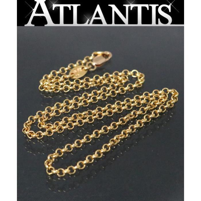 品質が ゴールド 16インチ ネックレス ロールチェーン 22k クロムハーツ 銀座店 Hearts Chrome メンズアクセサリー Digitalka Sk