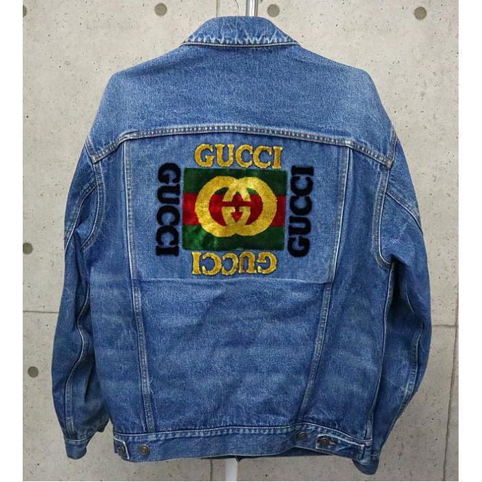 GUCCI 銀座店 SALE グッチ デニムジャケット GGロゴ デニムブルー 