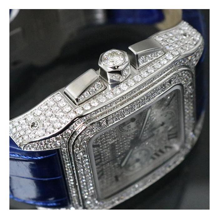 Cartier 銀座店 カルティエ サントス 100 XL クロノグラフ アフター  