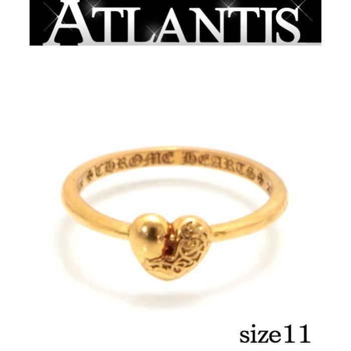 CHROME HEARTS 銀座店 クロムハーツ 22K バブルガム ハート リング 