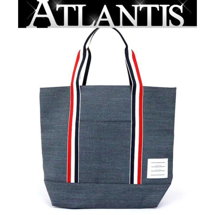 THOM BROWNE 銀座店 トムブラウン 未使用 トートバッグ 鞄 メンズ グレー系