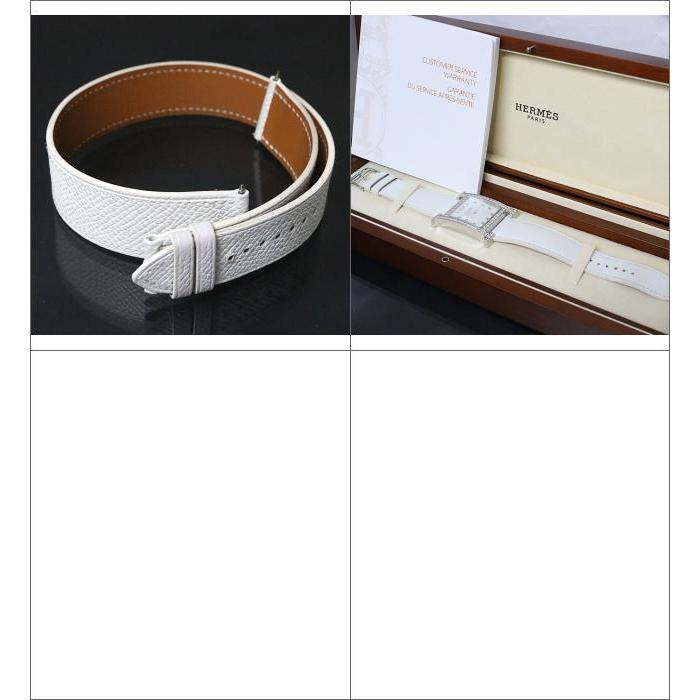 HERMES 銀座店 エルメス マキシサイズ Hウォッチ ベゼルダイヤ