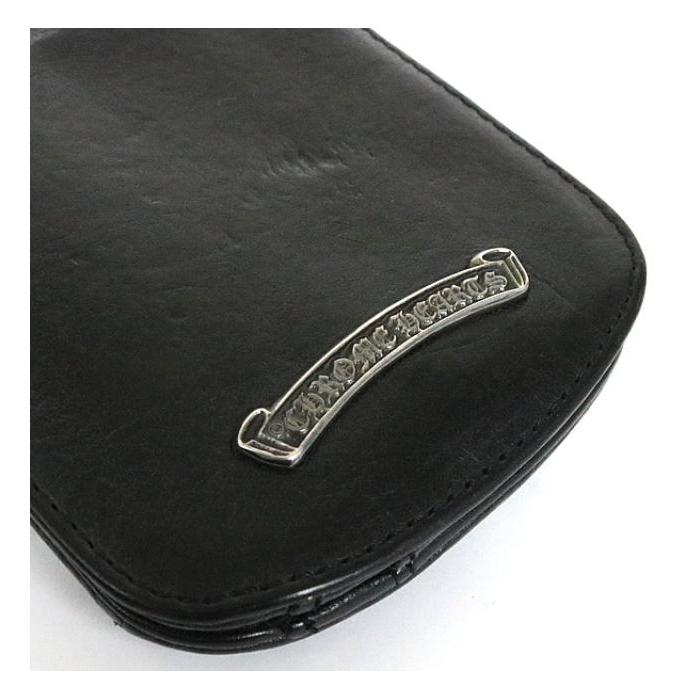 銀座店 クロムハーツ TAXI ウォレット 財布 レザー SV925 黒 :087158